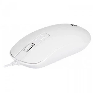 2E MF110 White Wired Mouse
