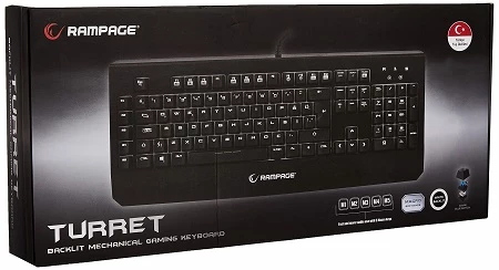 Rampage Turret KB-R12 Gaming Keyboard