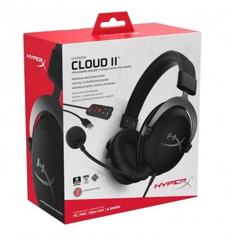 HyperX Cloud II Pro (KHX-HSCP-GM) Gaming Headset