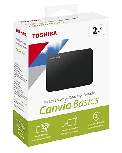 Toshiba Canvio Basics (HDTB420EK3AA) 2TB External HDD
