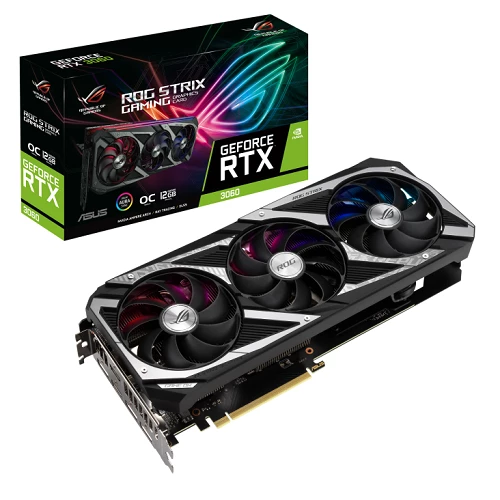 Asus ROG Strix GeForce RTX 3060 12 GB OC 192 bit Videokart