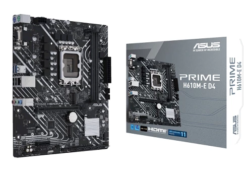 Asus Prime H610M-E D4 Motherboard