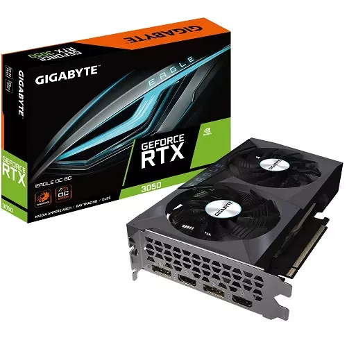 Gigabyte Eagle RTX 3050 8GB 128bit Videokart