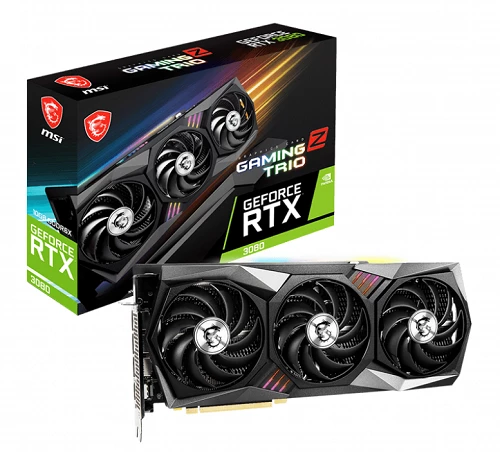 MSI GeForce RTX™ 3080 Gaming Z Trio 10G LHR 320 bit Videokart