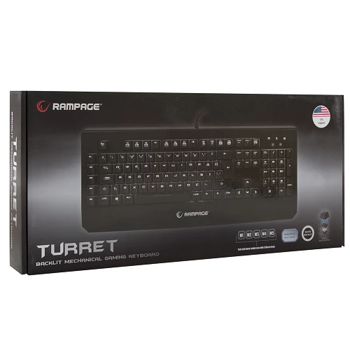 Rampage Turret KB-R12 Gaming Keyboard