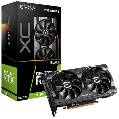 EVGA GeForce RTX 3060 XC Black Gaming 12GB (12G-P5-3655-KR) 192 bit Videokart