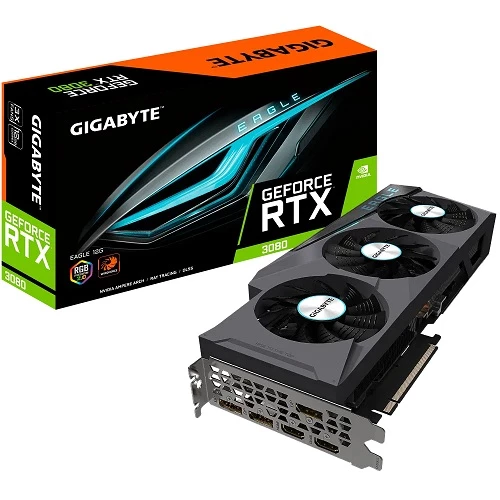 Gigabyte GeForce RTX™ 3080 Eagle 12GB (GV-N3080EAGLE-12GD) 384 bit Videokart
