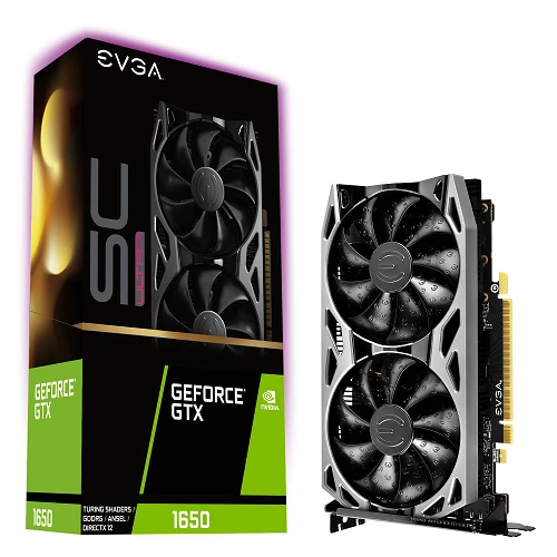 EVGA GeForce GTX 1650 SC Ultra Gaming 4GB (04G-P4-1057-KR) 128 bit Videokart