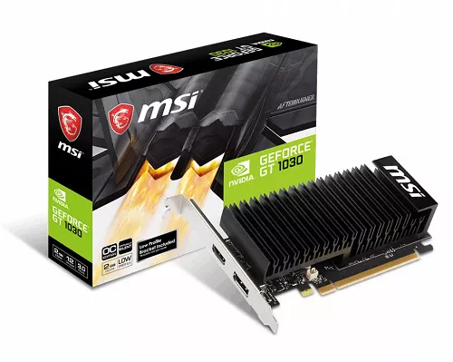 MSI GeForce GT 1030 2GHD4 LP OC 64 bit Videokart