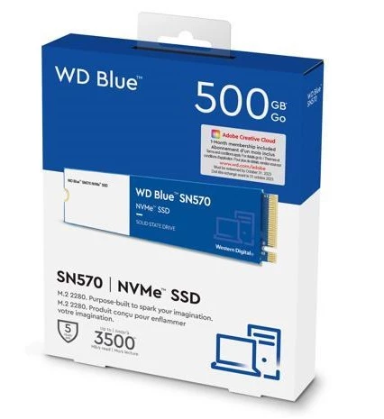 M.2 SSD Western Digital Blue SN570 500 GB (WDS500G3B0C)