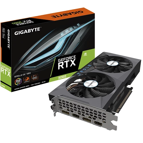 Gigabyte GeForce RTX™ 3060 Eagle OC 12G 192-bit Videokart