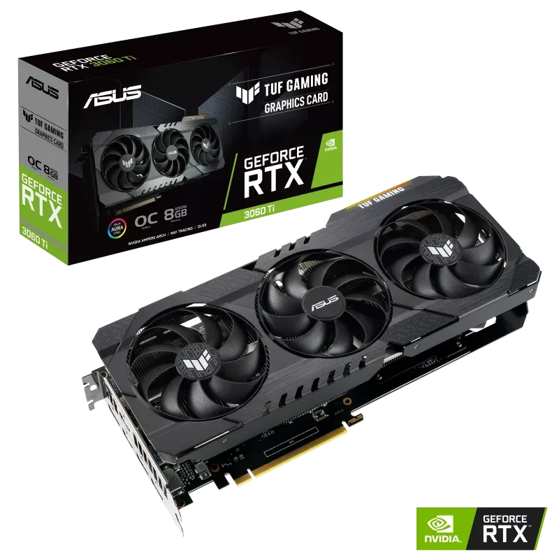 Asus TUF Gaming GeForce RTX™ 3060 Ti 8G OC Edition 256 bit videokart