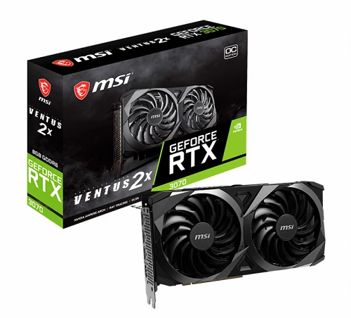 MSI GeForce RTX™ 3070 Ventus 2X OC 8 GB 256-bit Videokart
