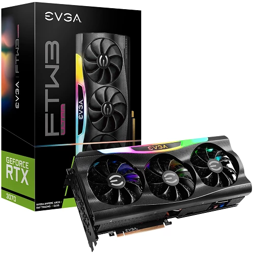 Evga GeForce RTX 3070 FTW3 Ultra Gaming 8G (08G-P5-3767-KL) 256-bit Videokart