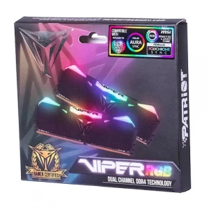 DDR4 Patriot Viper RGB Dual Channel 16GB 3600Hz (9DE00200-PVR416G360C8K) Kit