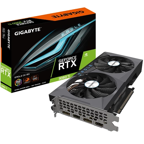 Gigabyte GeForce RTX 3060 Ti Eagle OC 8G 256-bit Videokart