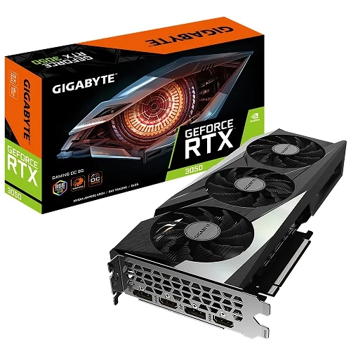 Gigabyte GeForce RTX 3050 Gaming OC 8G (GV-N3060VISON OC-12GD) 128-bit Videokart