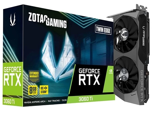 Zotac Gaming GeForce RTX 3060 Ti Twin Edge 8GB 256-bit Videokart