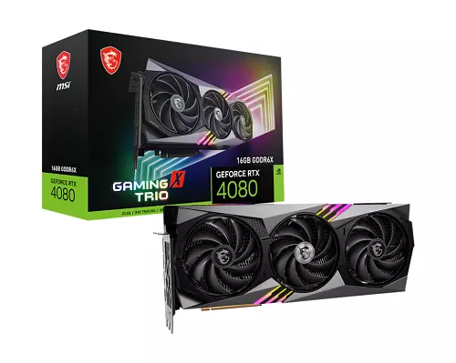 MSI GeForce RTX™ 4080 Gaming Trio X 16G 256-bit Videokart