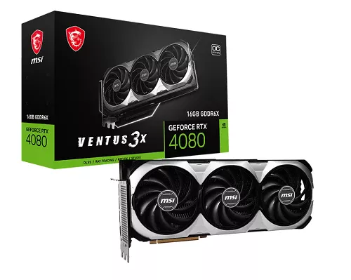 MSI GeForce RTX™ 4080 16G Ventus 3X OC 256-bit Videokart