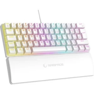 Rampage K60 Plower White Gaming Keyboard