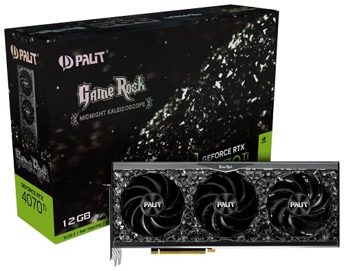 Palit GeForce RTX 4070 Ti GameRock (NED407T019K9-1045G) 12GB 192bit Videokart