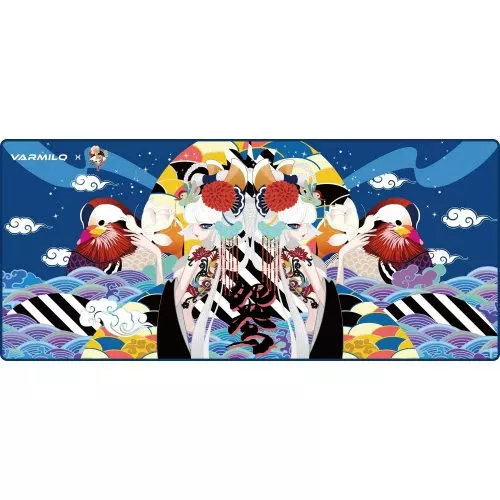 Varmilo Lovebirds Blue Desk Mat XL (ZDB032-01) Mousepad