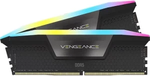 DDR5 Corsair Vengeance RGB 32GB 6400 MHz Black (CMH32GX5M2B6400C32) Kit