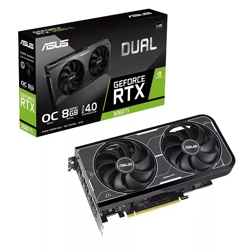 Asus Dual GeForce RTX 3060 Ti 8G OC 256-bit Videokart