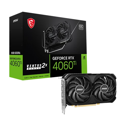 MSI Ventus 2x RTX 4060 Ti 8G 128-bit Videokart