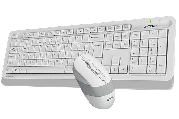 A4tech Fstyler FG1010S White Wireless Combo