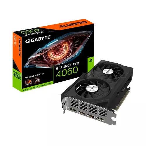Gigabyte GeForce RTX™ 4060 Windforce OC 8G 128-bit Videokart